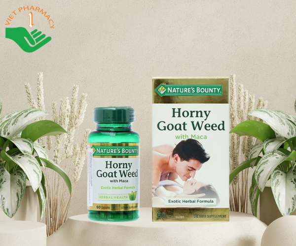 Viên uống tăng cường sinh lý Nature's Bounty Horny Goat Weed